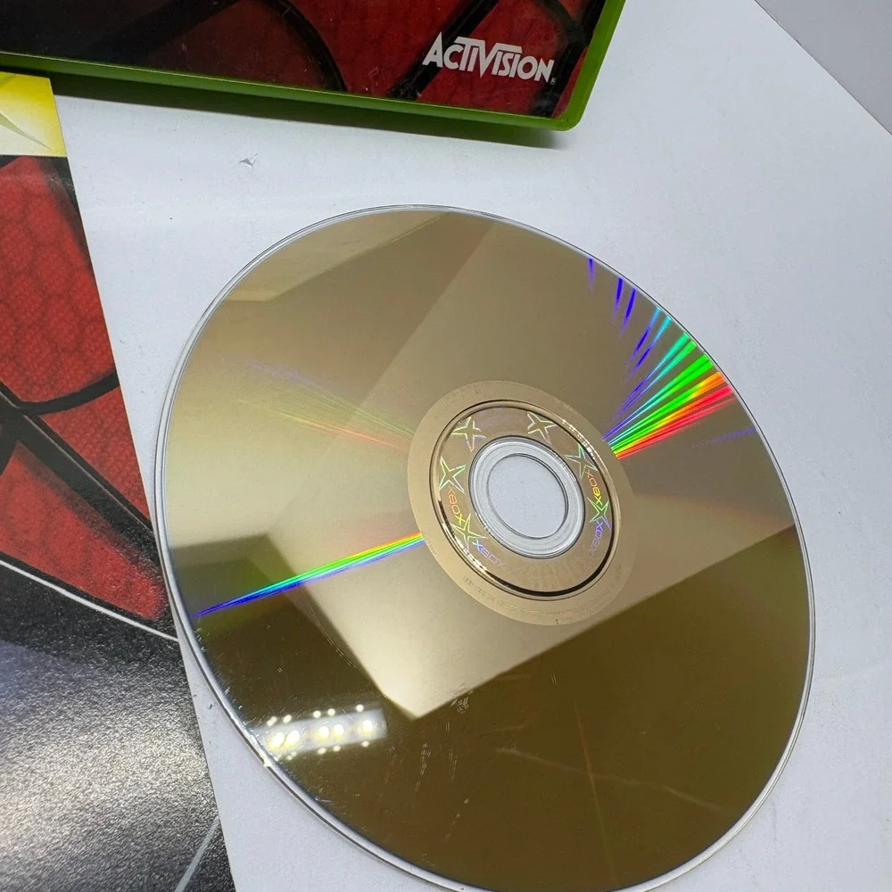 Spider-Man Video Game Original Xbox Black Green Action Activision
